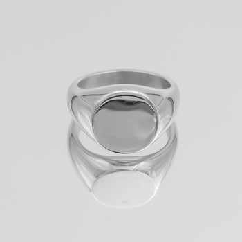 Classic Silver Signet Ring | PRYA