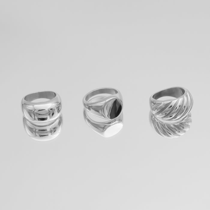 Alexa Dome Ring | Silver | PRYA