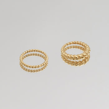 Tia Twisted Ring | PRYA