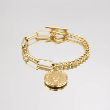 Coin Link Bracelet | PRYA