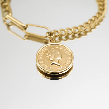 Coin Link Bracelet | PRYA