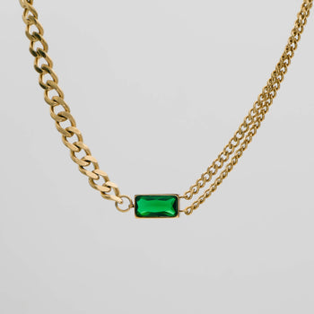 Callie Cuban Contrast Necklace