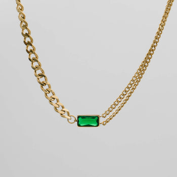 Callie Cuban Contrast Necklace