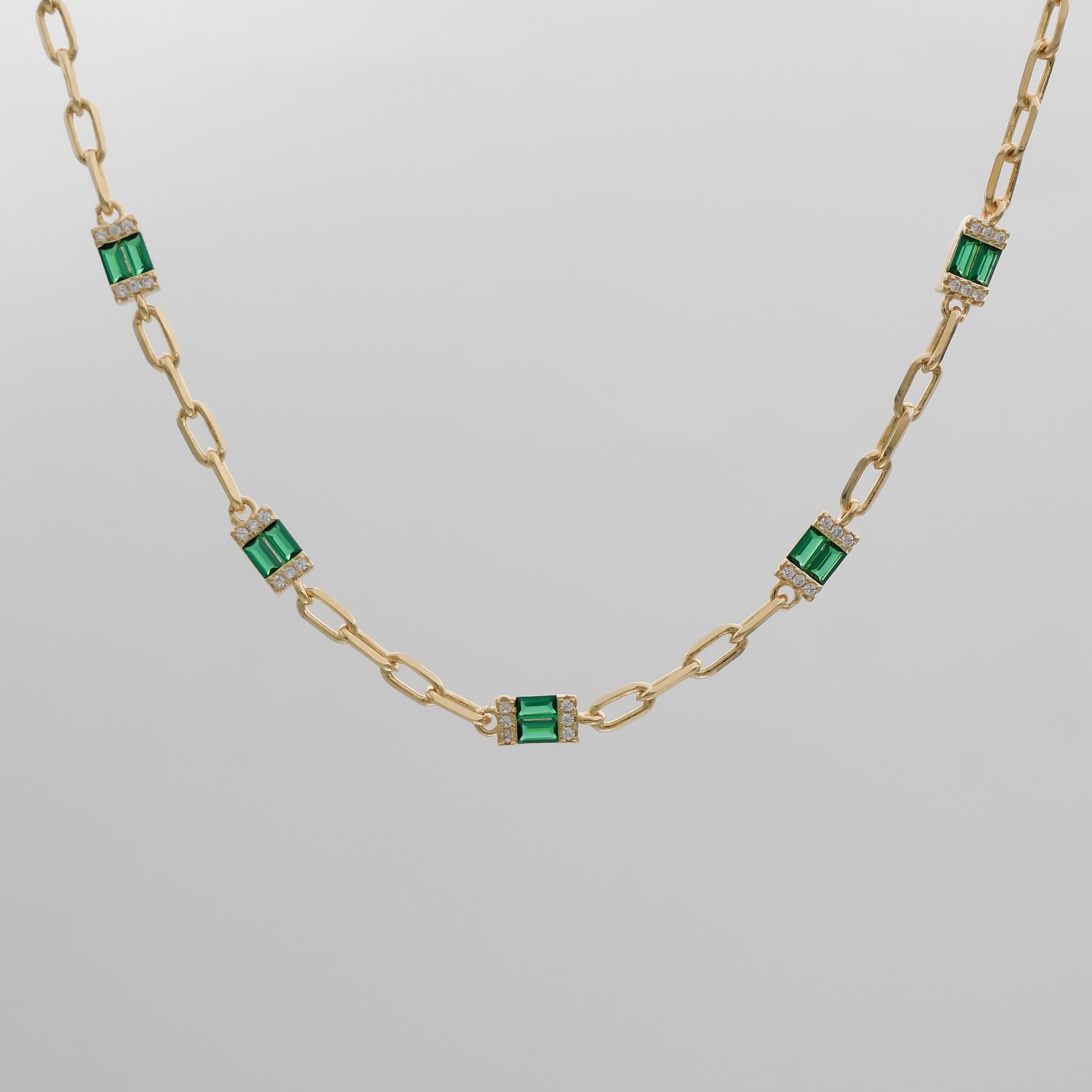 Jenna Emerald Necklace