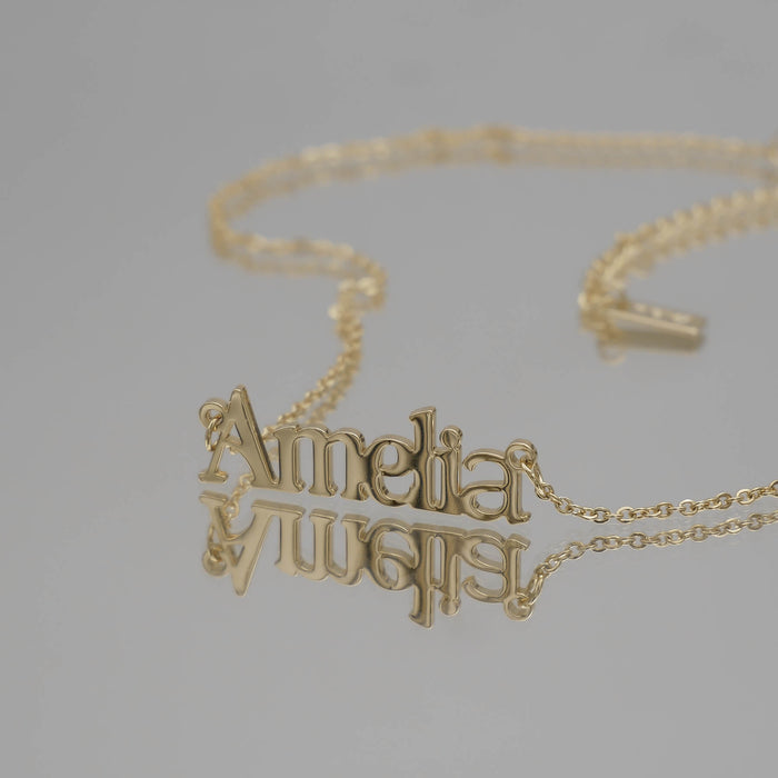 Collier de nom personnalisé de Dubaï