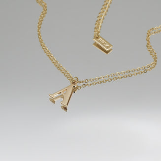 Dubai Initial Necklace