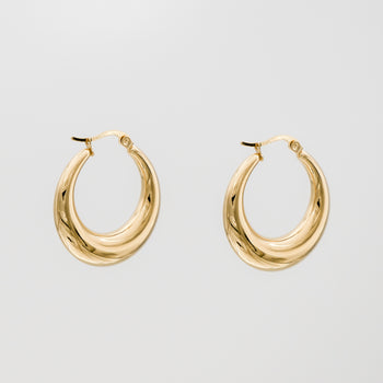 Lina Hoop Earrings | Gold