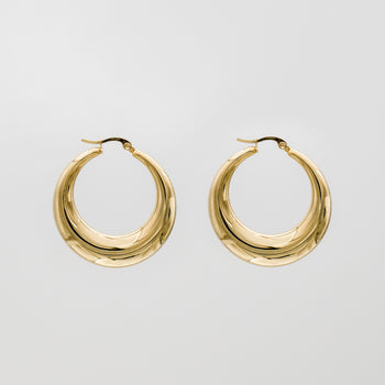 Lina Hoop Earrings | Gold