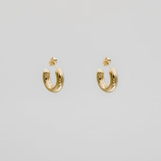 Gold Mini Chunky Hoops