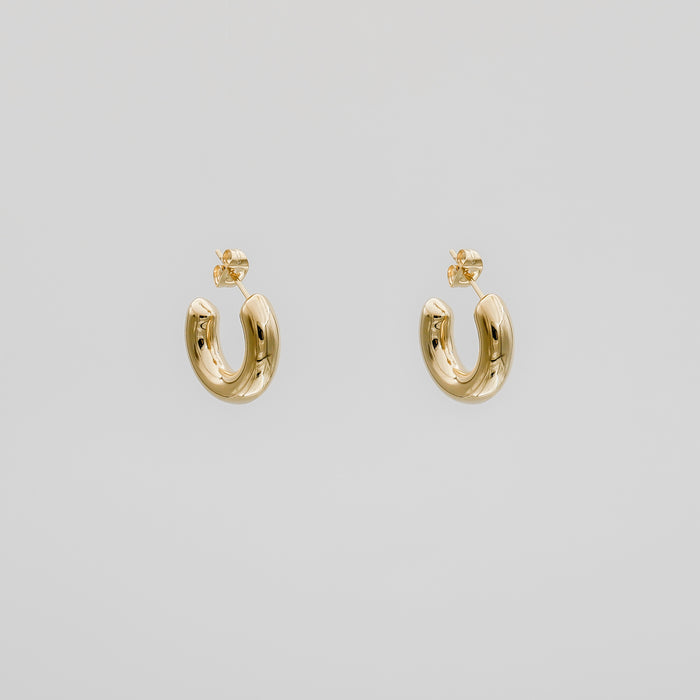 Gold Mini Chunky Hoops