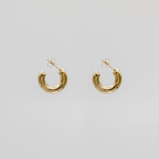 Gold Mini Chunky Hoops