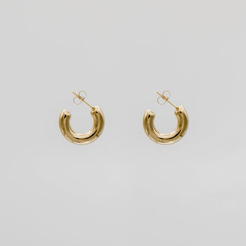 Gold Mini Chunky Hoops