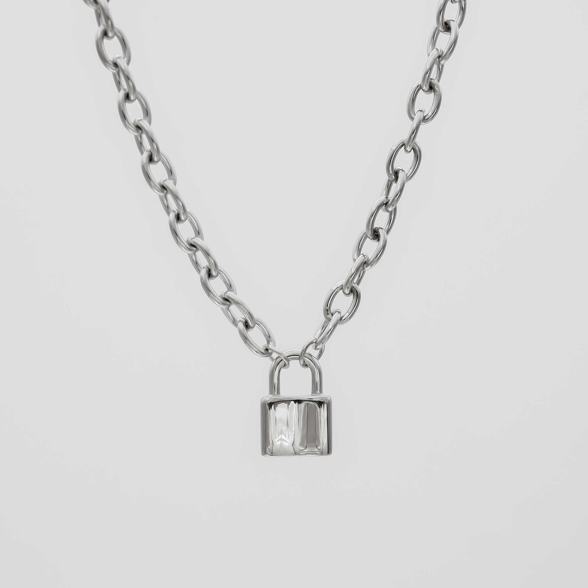 Chunky Lock Necklace