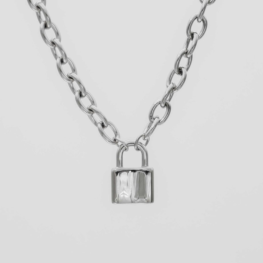 Chunky Lock Necklace