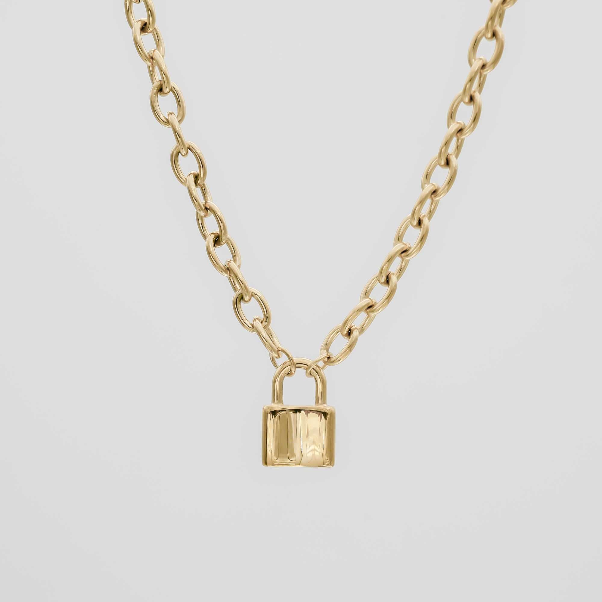 Chunky Lock Necklace