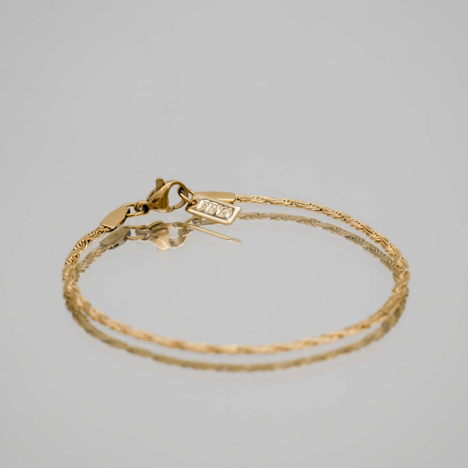 Flat Rope Chain Bracelet