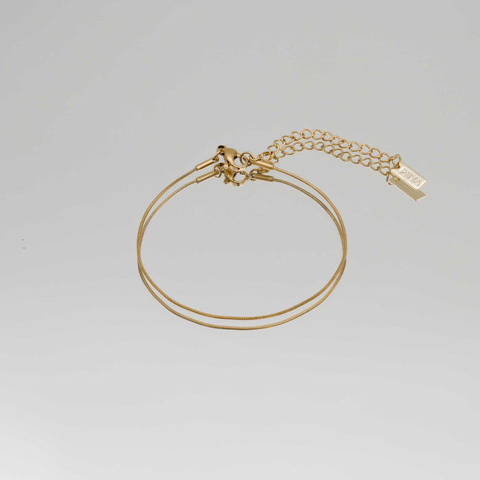 Gold snake chain anklet