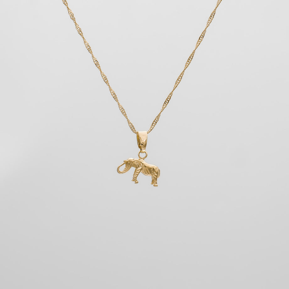 Elephant Gold Filled Necklace