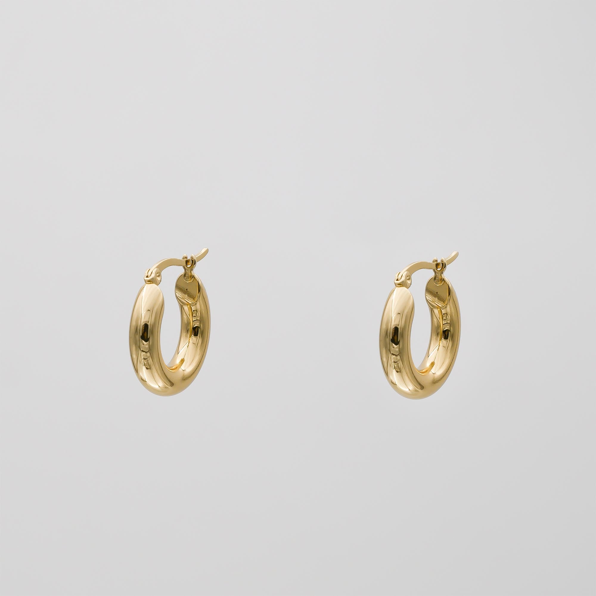 Classic Gold Filled Hoops - Hoop Earrings - PRYA Jewellery