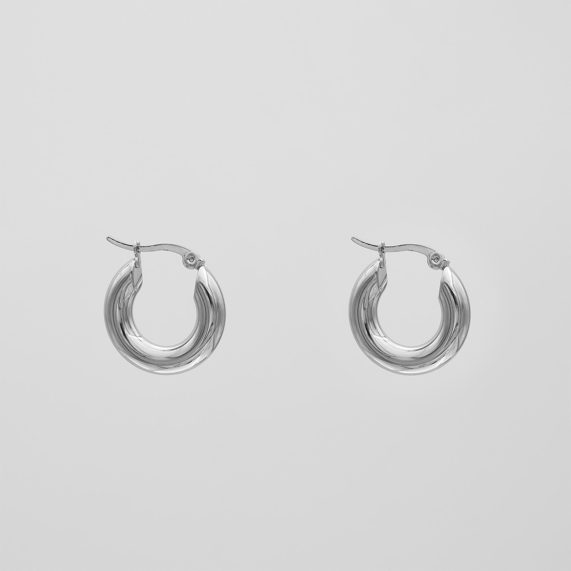 Classic Silver Filled Hoops