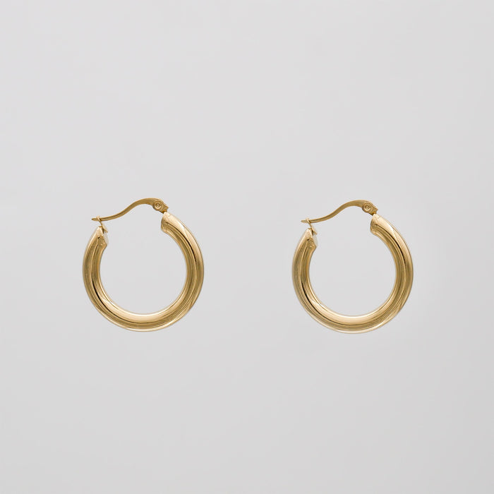 Classic Gold Filled Hoops | PRYA