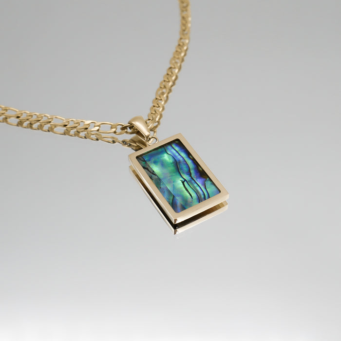 Saraya Abalone Tablet Necklace