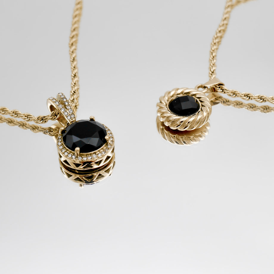 Collier rond Esme Onyx 