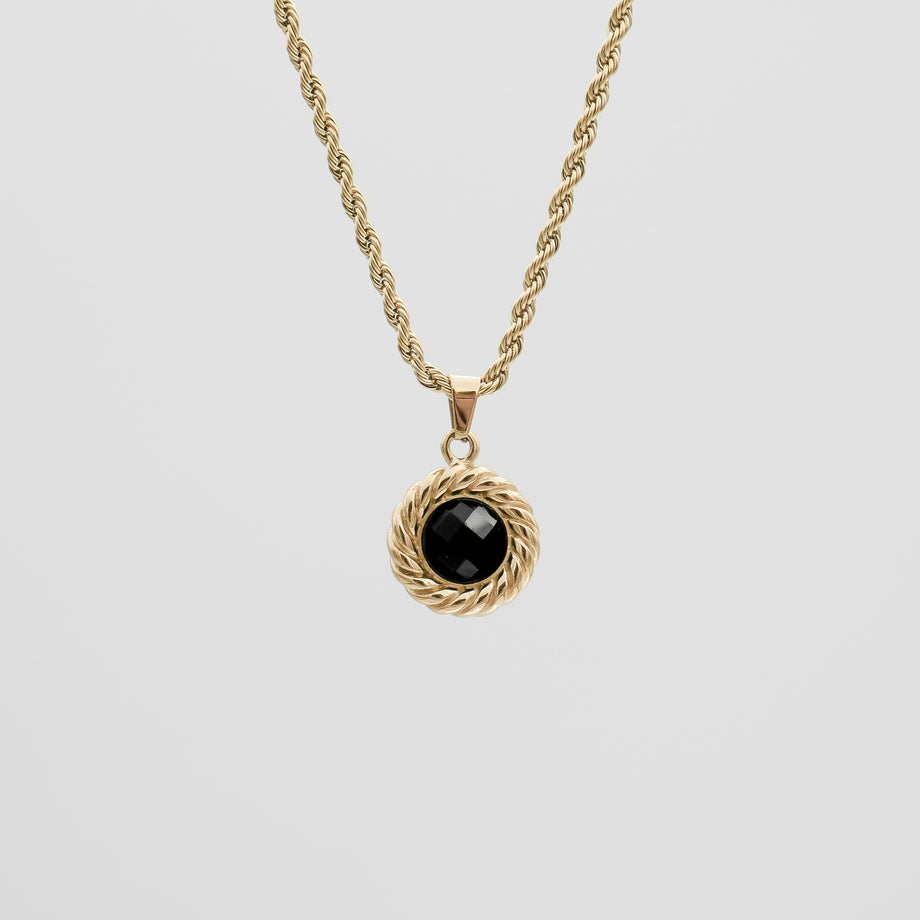 Collier rond Esme Onyx 