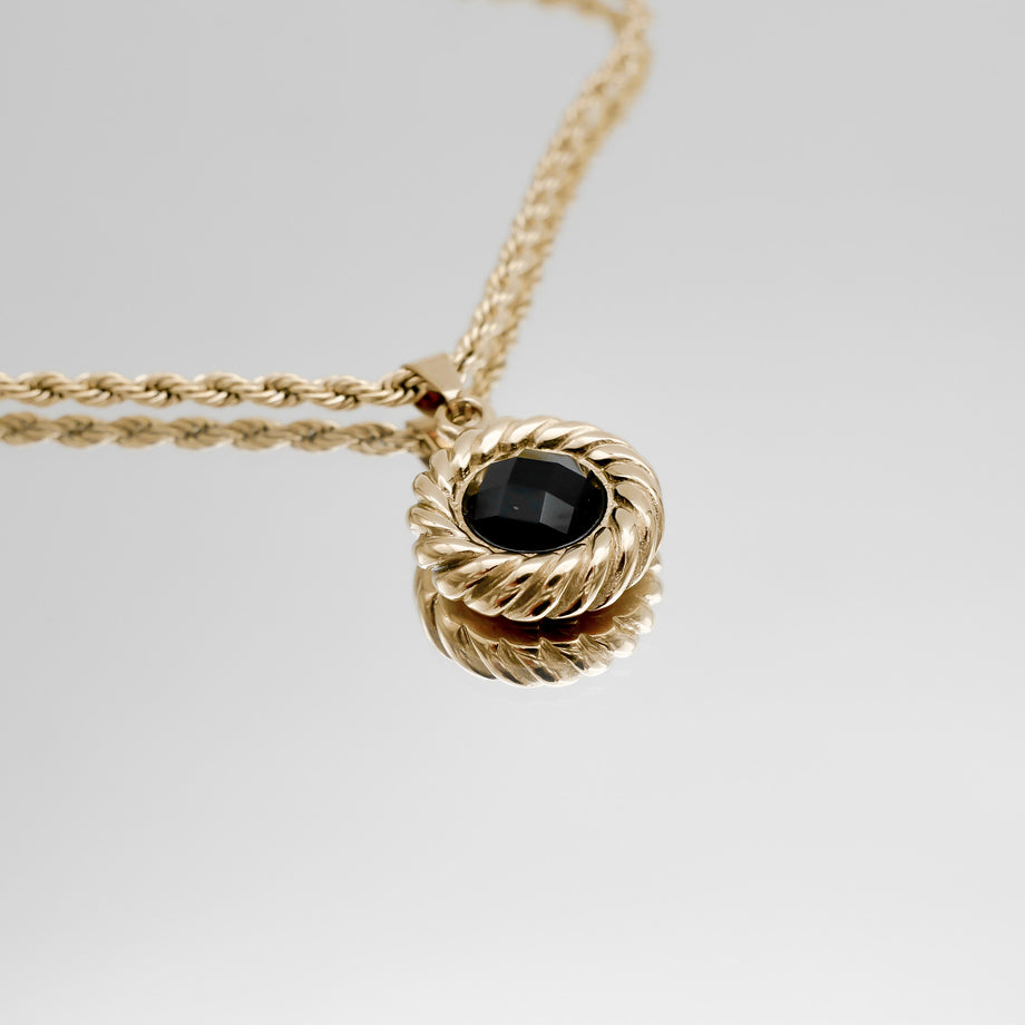 Collier rond Esme Onyx 