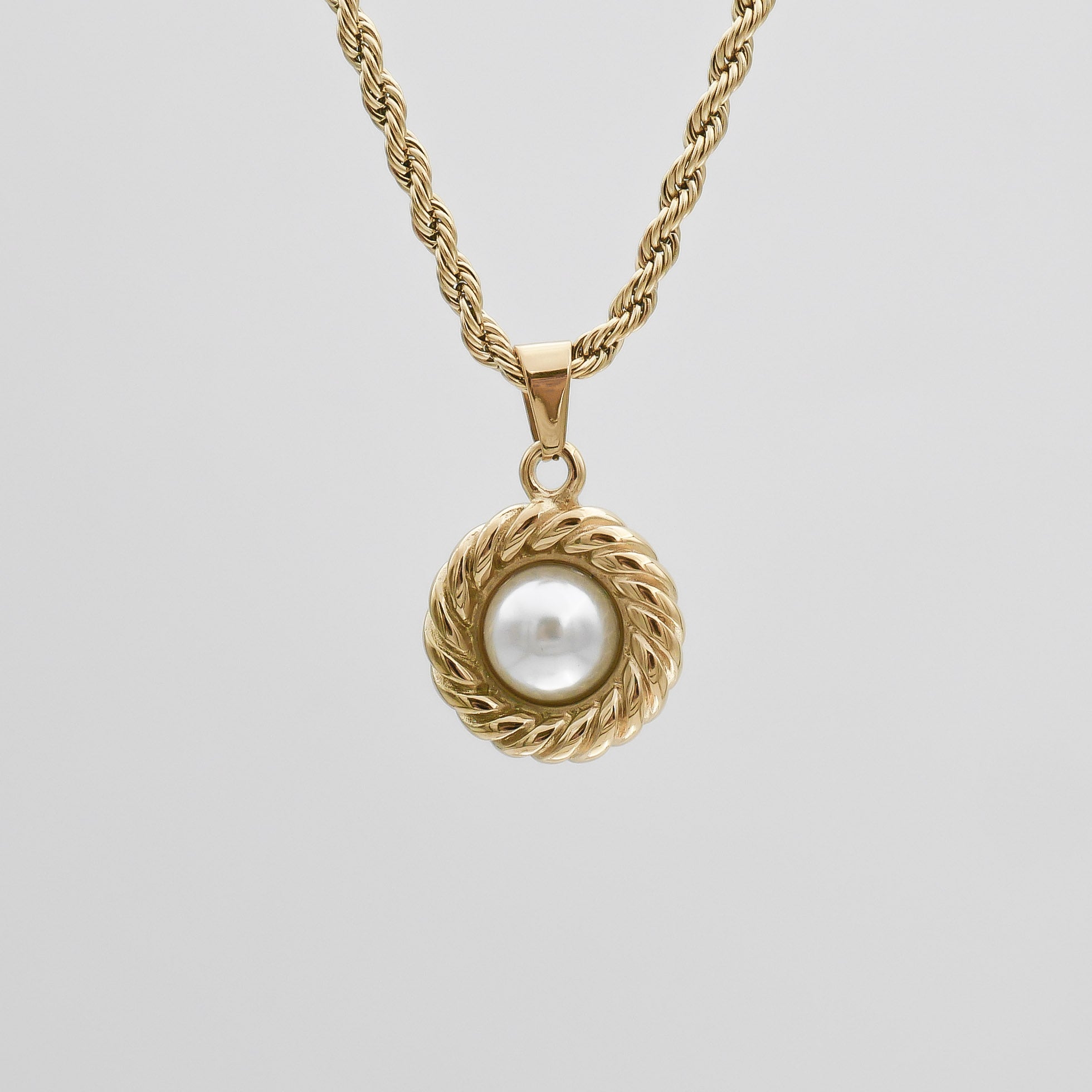 Runde Halskette mit Esme-Perlen 