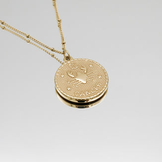 Zodiac Coin Necklace