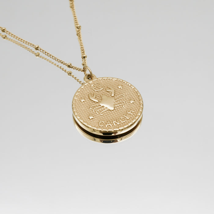 Zodiac Coin Necklace