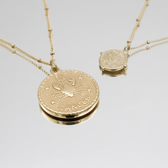 Zodiac Coin Necklace