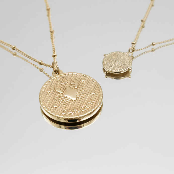 Zodiac Coin Necklace