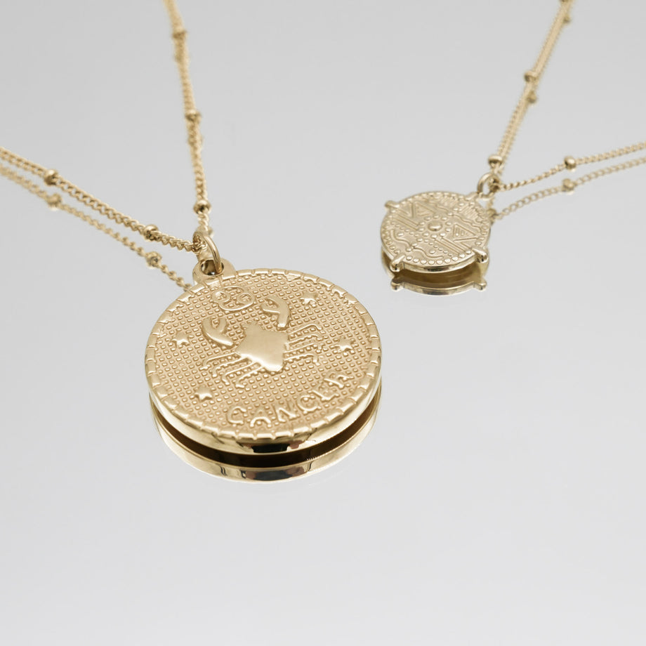 Zodiac Coin Necklace