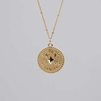 Zodiac Coin Necklace