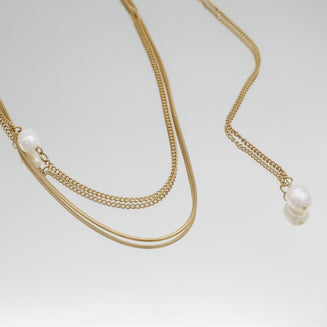 Grace Pearl Layered Necklace