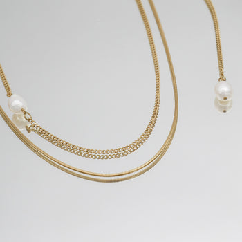 Grace Pearl Layered Necklace