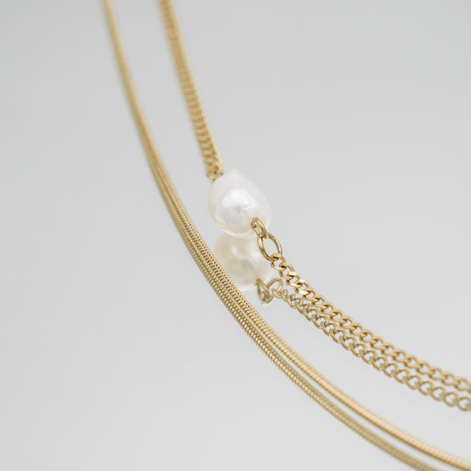 Grace Pearl Layered Necklace