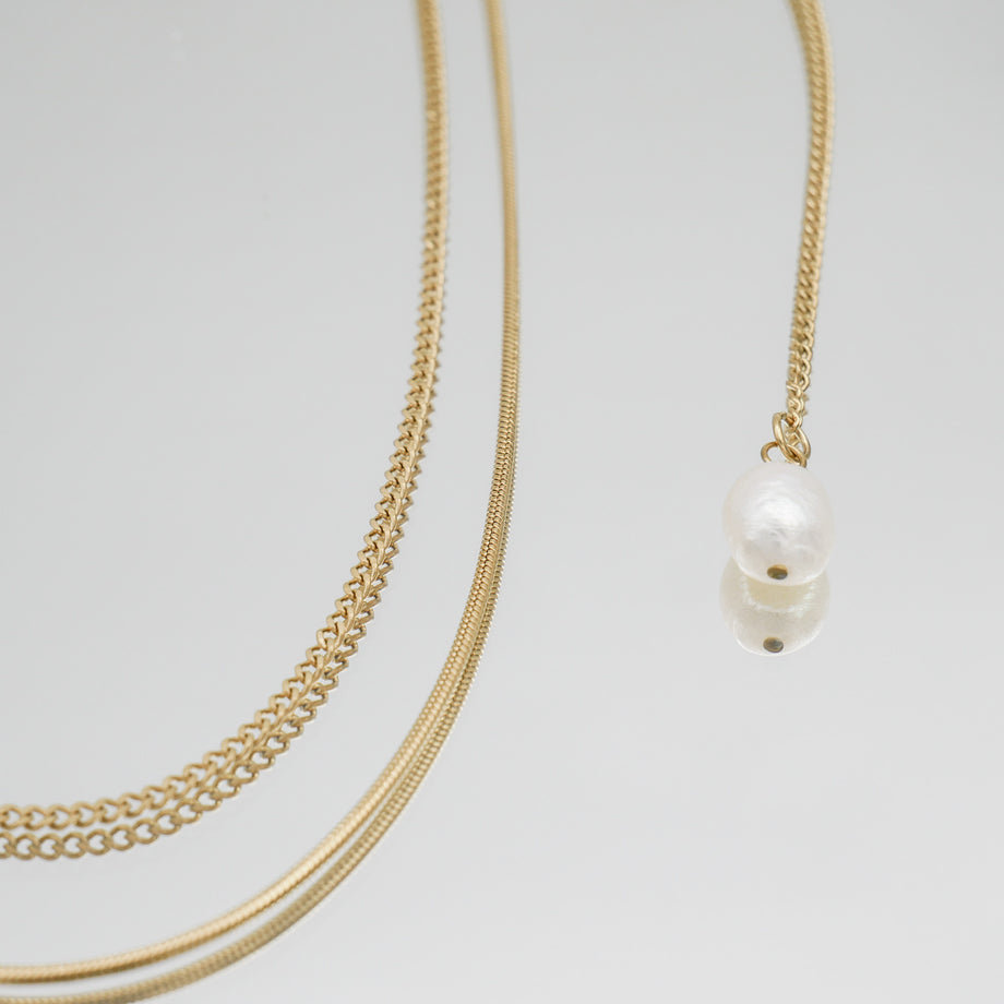 Grace Pearl Layered Necklace