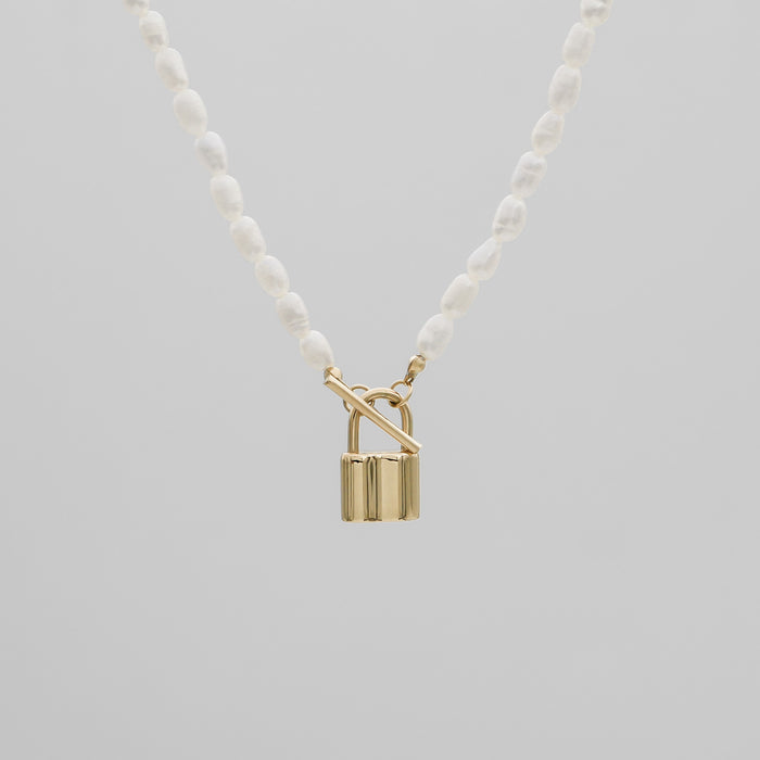 Collier Freya Pearl Lock