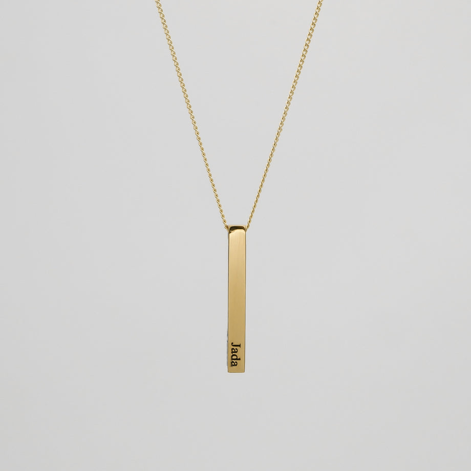 Collier barre personnalisé