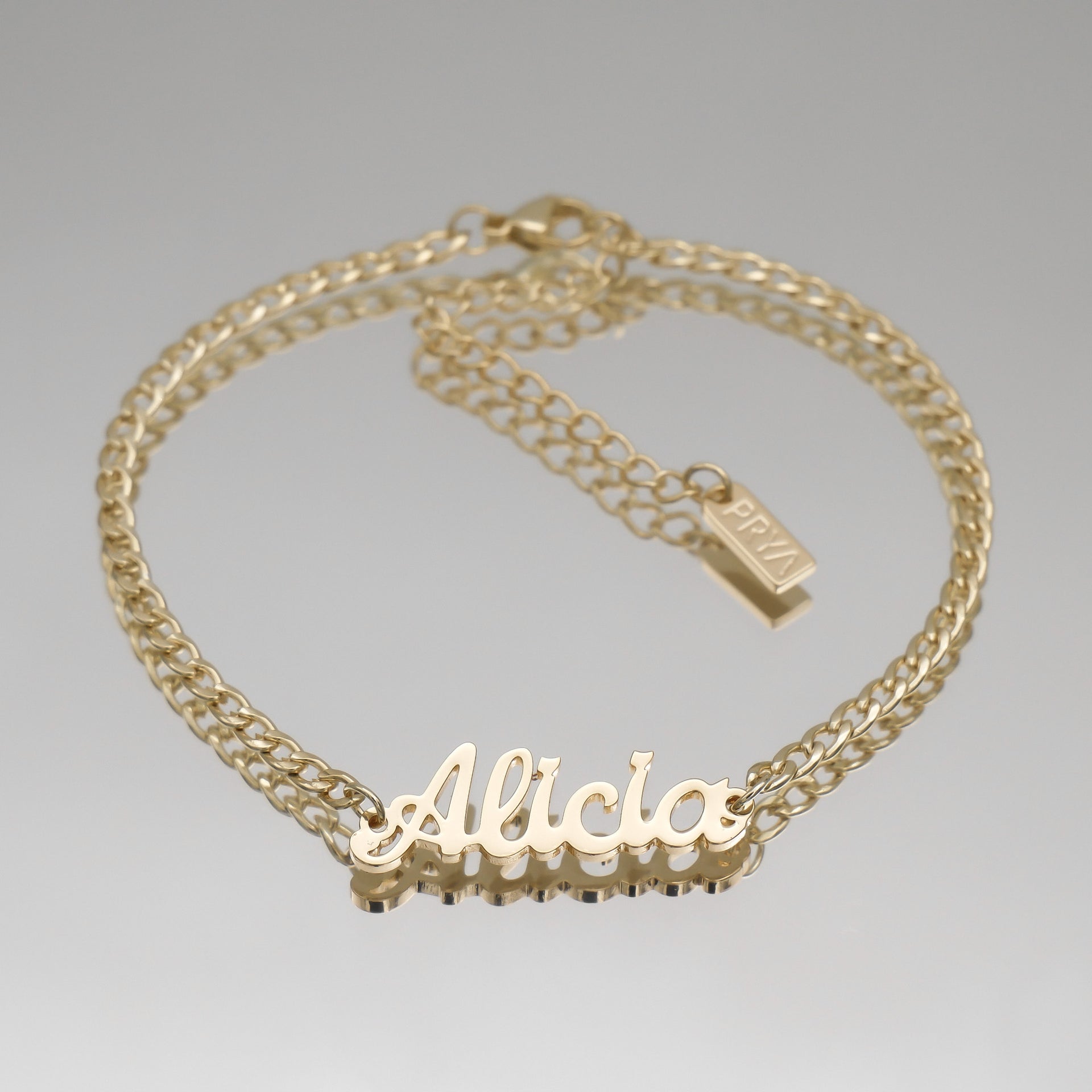 Miami Custom Name Anklet Bracelet