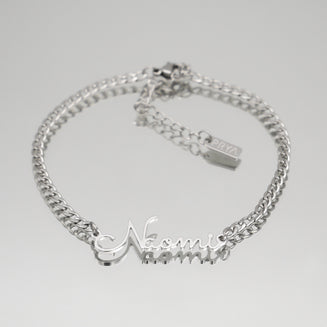 London Custom Name Anklet