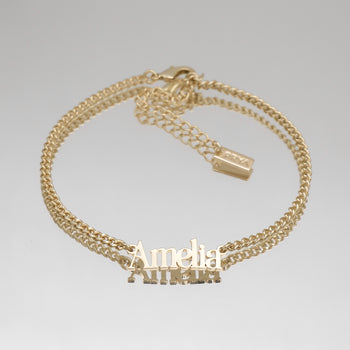 Dubai Custom Name Anklet