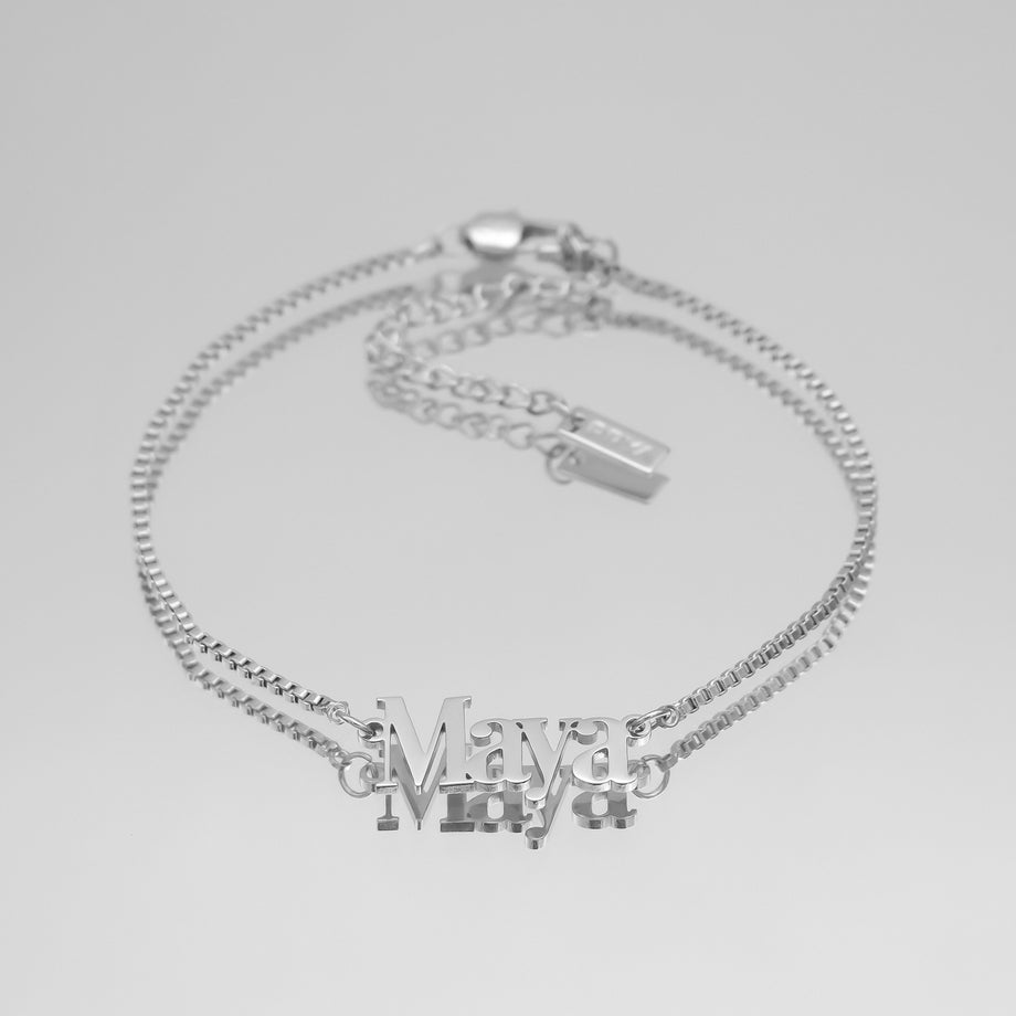 Manhattan Custom Name Anklet