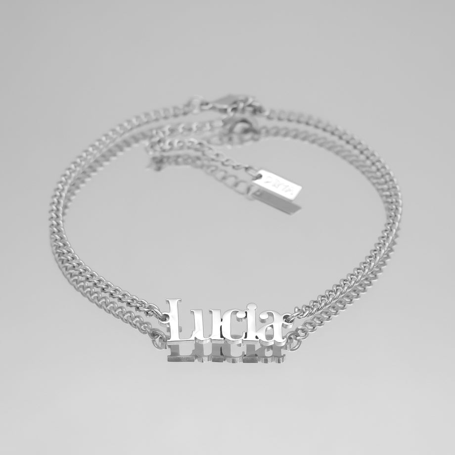 Manhattan Custom Name Anklet