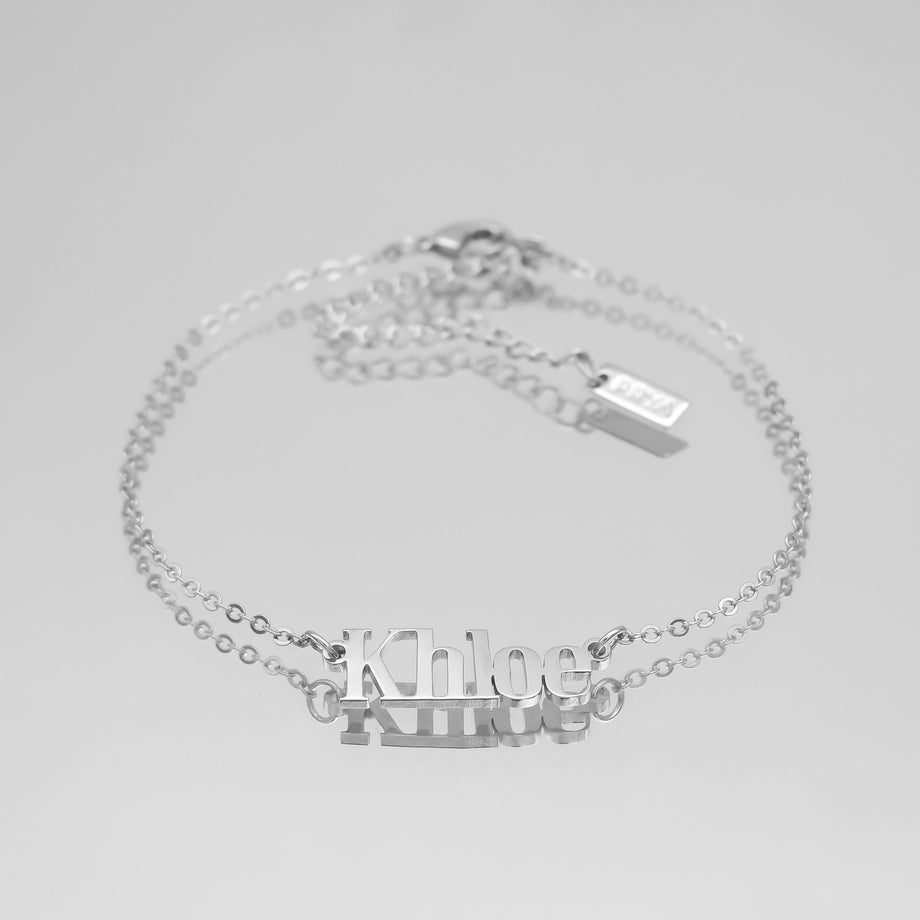 Manhattan Custom Name Anklet