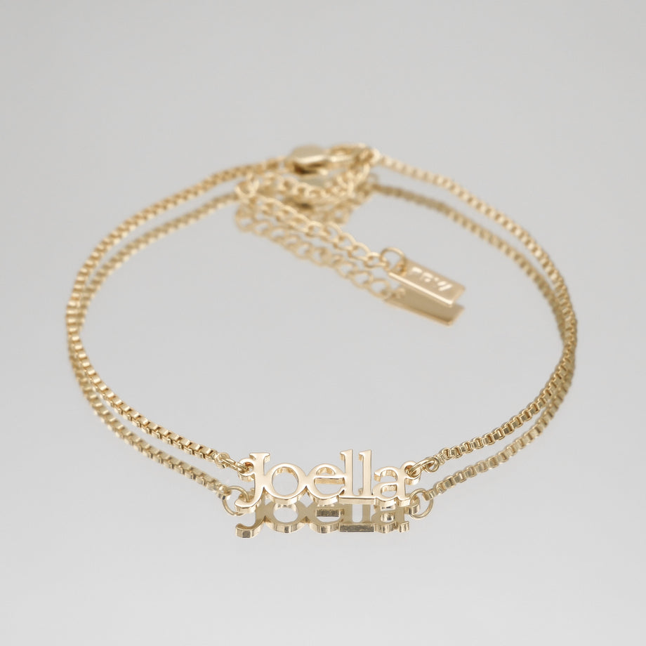 Monaco Custom Name Anklet