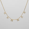 Maia Pavé Custom Name Necklace